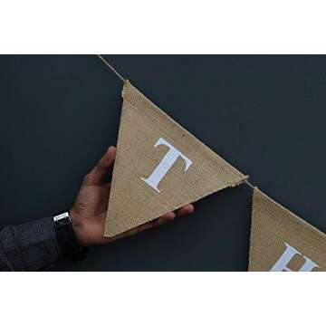 Thankful Banner Ornate Give Thanks Banner Rustic Chic Party Décor Engagement Wedding Bridal Shower Décor-Holiday Bunting-Home and Outdoor Banner-Elegant Grateful Banner