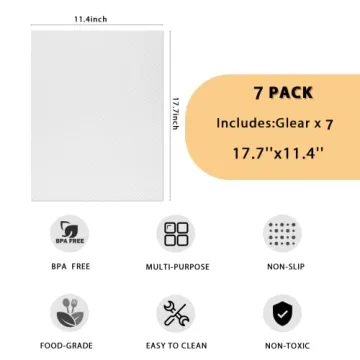 Aiosscd Refrigerator Mats for Home & Kitchen Organization