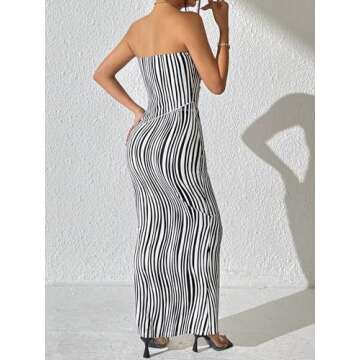 Chic Striped 2 Piece Outfit for Women by MakeMeChic