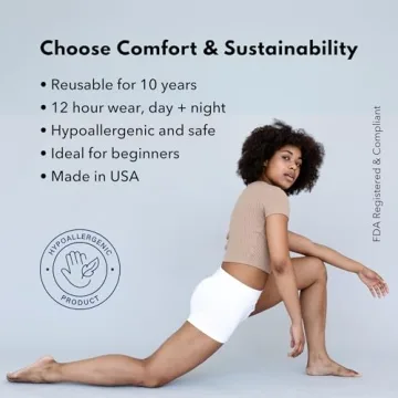 Lena Menstrual Cups, Reusable Period Cup, Tampons,Period Underwear and Menstrual Pads Alternative, Feminine Care, FSA Eligible, Silicone Menstrual Cup, Made in USA, Regular & Heavy Flow, Small, Pink