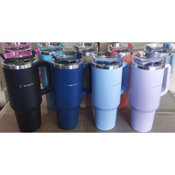 zapman. 40oz Gen-1 Adventure Quencher Tumbler with handle (Grey)