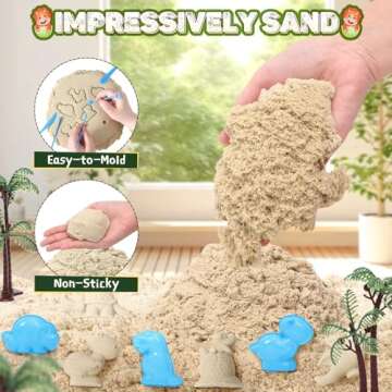 Cleboen Dinosaur Sensory Bin Playset for Kids Age 3-8