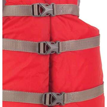 Stearns Adult Classic Series Life Vest, USCG Approved Type III Life Jacket with Standard & Oversized Fits, Great for Boating, Swimming, Watersports, & More