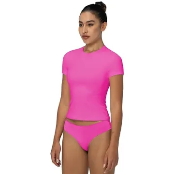 Sunzel Women's Slim Fit Double Lined T-Shirt Comfort & Style