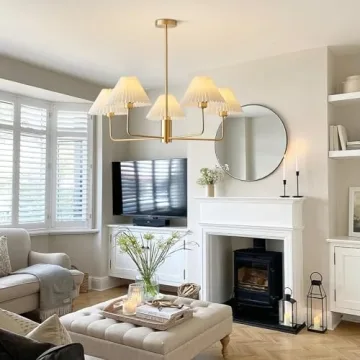 Stylish KCO Lighting 5-Lights Mid Century Modern Chandelier