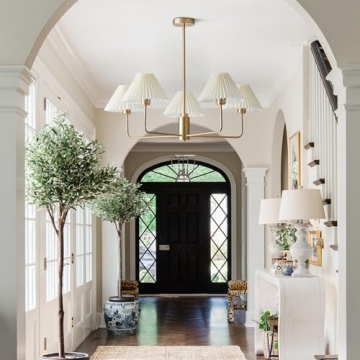 Stylish KCO Lighting 5-Lights Mid Century Modern Chandelier