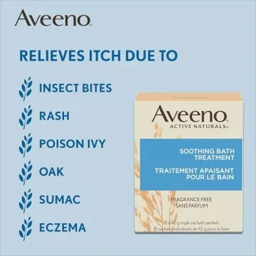 Aveeno Sensitive Skin Soothing Bath Treatment Packets