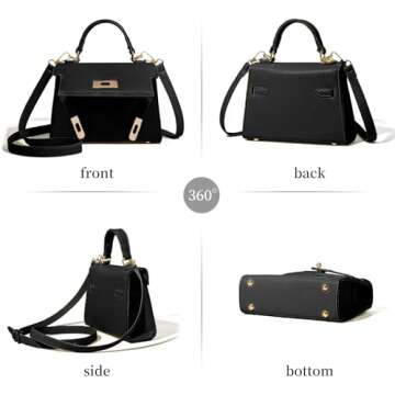 Urcura Crossbody Purse for Women - Stylish Tote Bag for Work & Travel