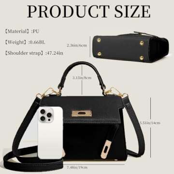 Urcura Elegant Crossbody Purse for Women - Ideal for Work & Travel