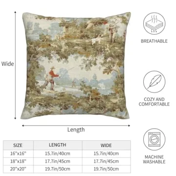 Stylish Farmhouse Vintage Pillow Covers 18x18 for Home