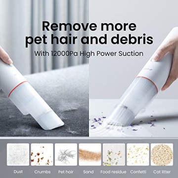 ROIDMI Handheld Vacuum Cordless - Compact & Strong Suction