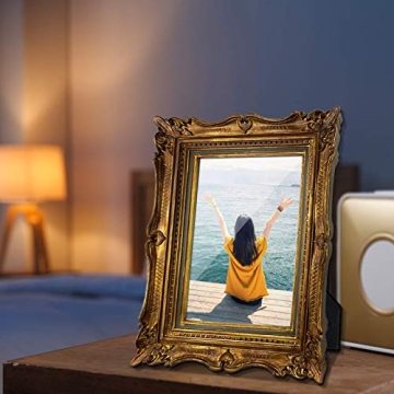 Elegant PHAREGE 5x7 Vintage Frame for Cherished Memories