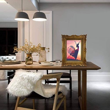 Elegant PHAREGE 5x7 Vintage Frame for Cherished Memories