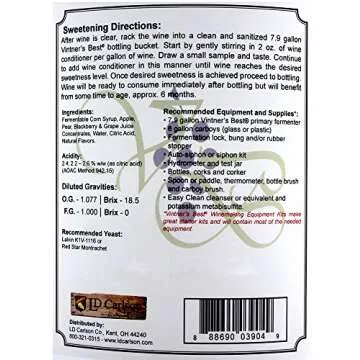Vintners Best Fruit Wine Base Jug - Blackberry