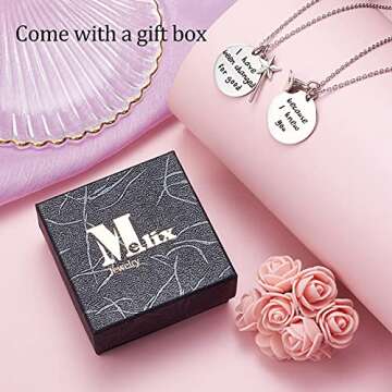 Melix Home Wicked the Musical Necklace Because I Knew You,I Have Been Changed for Good Gifts for Sister Friendship Gifts BFF Gifts Necklace Set of 2 (necklace)