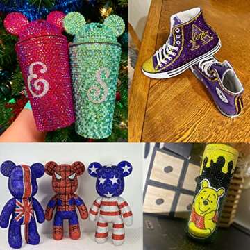 Briskbloom 3000PCS 2mm Resin Flatback Rhinestone, Transparent Clear AB Color Flatback Jelly Resin Rhinestones for Mugs, Bottles, Tumblers, Craft Decoration, Loose Bling Glitter Diamond Stone