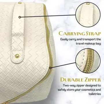 Stylish Travel Makeup Bag for Organized Travelers