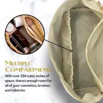 Stylish Travel Makeup Bag for Organized Travelers