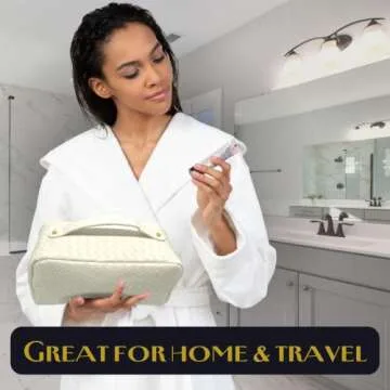 Stylish Travel Makeup Bag for Organized Travelers