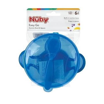 Nuby Easy Go Suction Bowl Perfect for Toddler Meals