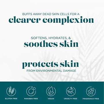 VI Derm Hydrating Gentle Purifying Cleanser, For Daily Use with Aloe Vera, Antioxidants, and Willow Bark Extract, 4 Fl Oz / 120 mL