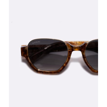 Stylish Blackburn Half-Rim Sunglasses with UV Protection