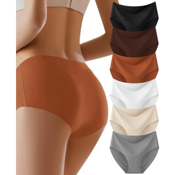 AIVEITE Women's Seamless High Waisted Panty Multipack
