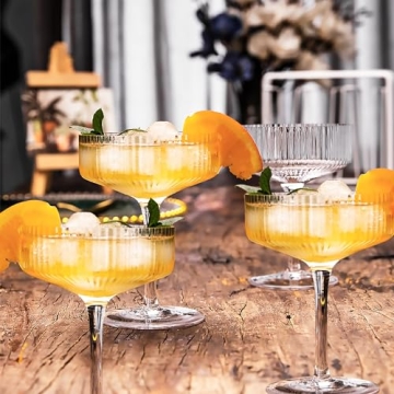 Montex Vintage Cocktail Glasses - Perfect for Cocktails