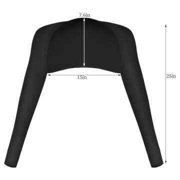 Yookat Cooling Shawl Arm Sleeves - Stylish Sun Protection for All Outdoor Sports