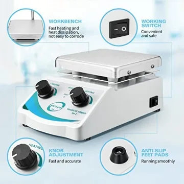 Precision SH-2 Hot Plate Magnetic Stirrer Mixer for Labs