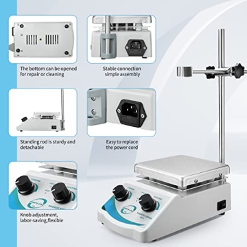 Precision SH-2 Hot Plate Magnetic Stirrer Mixer for Labs