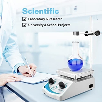 Precision SH-2 Hot Plate Magnetic Stirrer Mixer for Labs