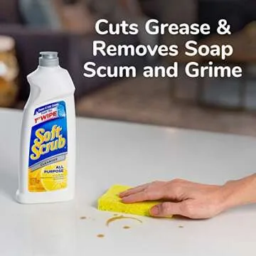 Soft Scrub All Purpose Bath & Kitchen Cleaner, Lemon Scent