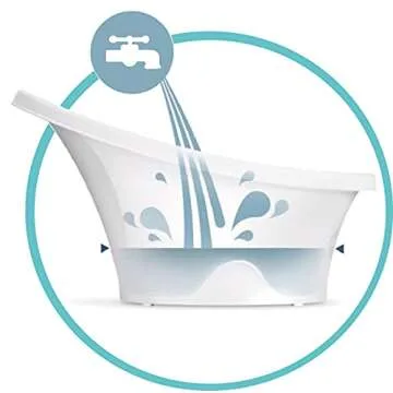 BEABA by Shnuggle Baby Bath Tub – Infant Comfort & Safety