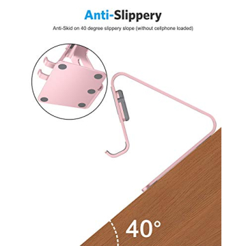 OMOTON Stand for Apple Watch - 2 in 1 Universal Desktop Stand Holder (Not Include Charger) for All iPhone 15 14 13 12 and Apple Watch Series 9/8/SE2/7/6/SE/5/4/3/2(Both 38/40/41/42/44/45mm) Rose Gold