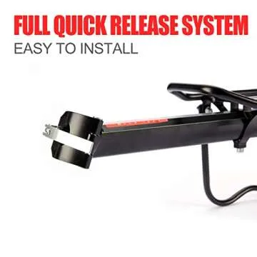 Durable Rear Bike Rack for Customized Cycling Support