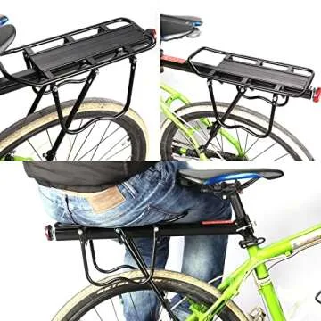 Durable Rear Bike Rack for Customized Cycling Support