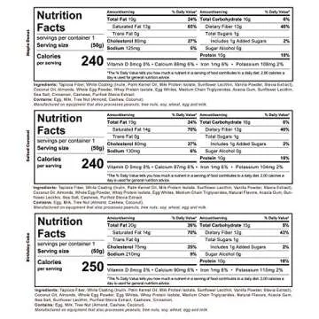 Kiss My Keto Bars Low Carb Bars (3g Net Carbs) - White Chocolate Variety, 12 Pack - Keto Protein Bars Low Carb Low Sugar | Keto Snack Bars with MCT Oils, Fiber, No Added Sugar