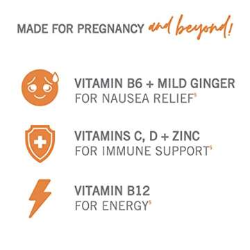 Munchkin® Milkmakers® Prenatal Drink Mix for Morning Sickness & Nausea Relief + Immune Support, Blood Orange, 14 Count