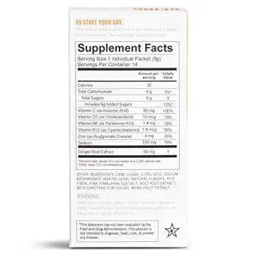 Munchkin® Milkmakers® Prenatal Drink Mix for Morning Sickness & Nausea Relief + Immune Support, Blood Orange, 14 Count