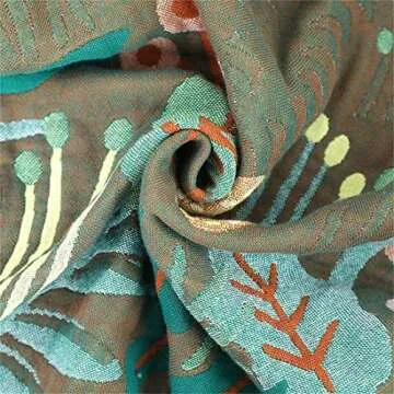 MSGKV 100% Cotton Throw Blanket for Couch Bed Sofa, Cotton Quilt Coverlet Reversible Mudcloth Throws, Soft Cozy Farmhouse Blankets 60''x 80'' Tiger Print Blanket for All Seasons