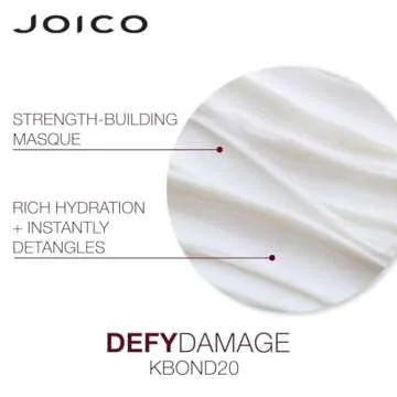 Joico Defy Damage KBOND20 Power Masque | For Stronger, Hydrated Hair | Color-Safe | Rebuild & Protect Bonds | Paraben-Free | Animal-Test Free Formula | 5.1 Fl Oz