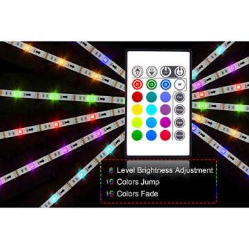 PANGTON VILLA LED Strip Lights for 40-60 inch TVs