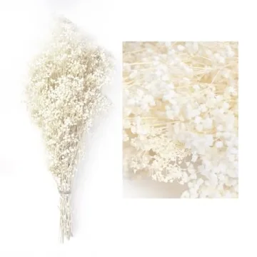 MIHUAGE Baby’s Breath Dried Flowers Bundles for Weddings, DIY Decor