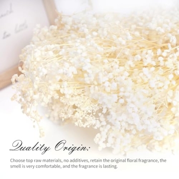 MIHUAGE Dried Baby’s Breath Flowers for Weddings and Home Decor