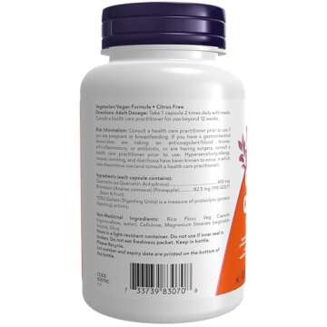 Now Foods Quercetin with Bromelain - Immune Support 120 CT Capsules