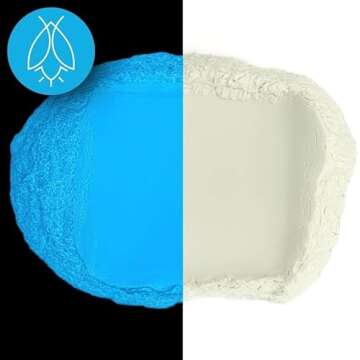 Glow in The Dark Pigment Powder - Neutral and Fluorescent Color for Art Painting, Fine Art, Nail Art...