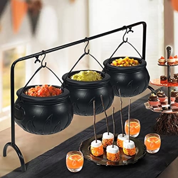Charming Halloween Cauldron Serving Set for Festive Events
