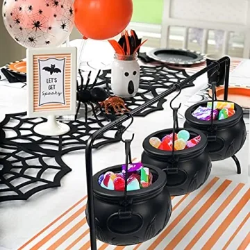 Charming Halloween Cauldron Serving Set for Festive Events