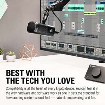 Elgato Wave DX Dynamic XLR Microphone for Creators